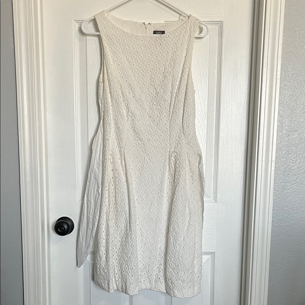 Vince Camuto Ivory Textured Mini Dress